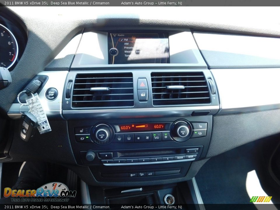 2011 BMW X5 xDrive 35i Deep Sea Blue Metallic / Cinnamon Photo #16