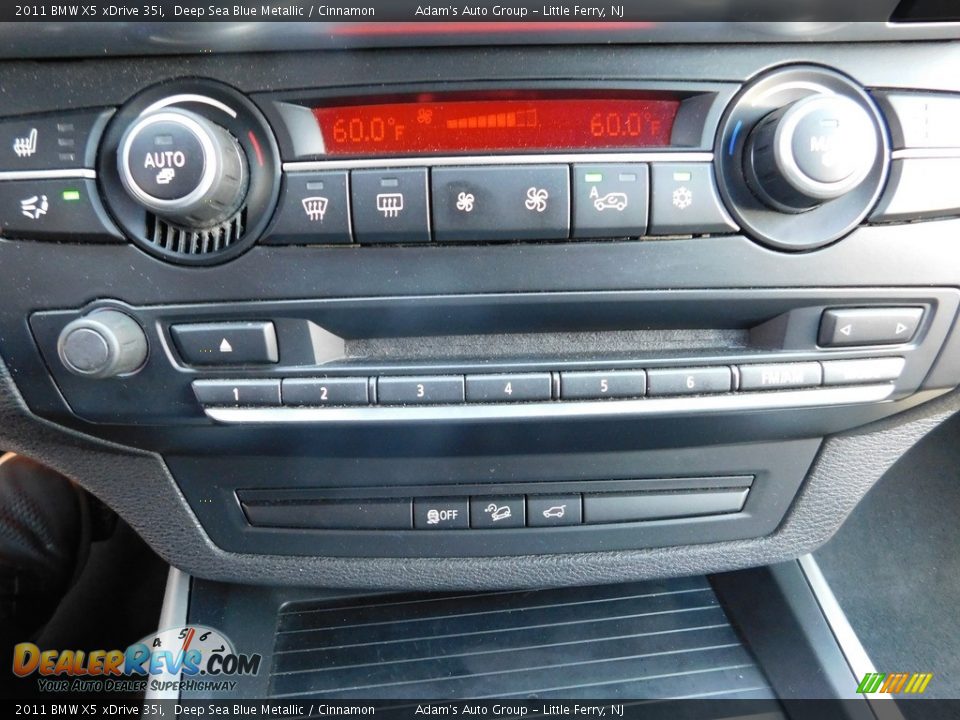 2011 BMW X5 xDrive 35i Deep Sea Blue Metallic / Cinnamon Photo #17