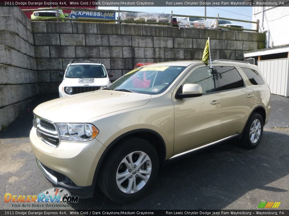 2011 Dodge Durango Express 4x4 White Gold / Dark Graystone/Medium Graystone Photo #1
