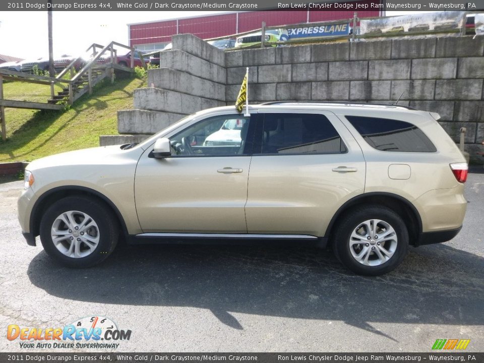 2011 Dodge Durango Express 4x4 White Gold / Dark Graystone/Medium Graystone Photo #2