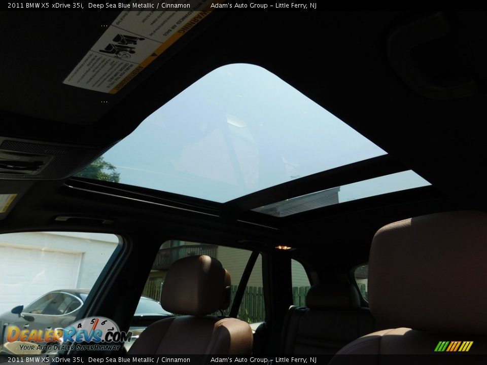 2011 BMW X5 xDrive 35i Deep Sea Blue Metallic / Cinnamon Photo #21