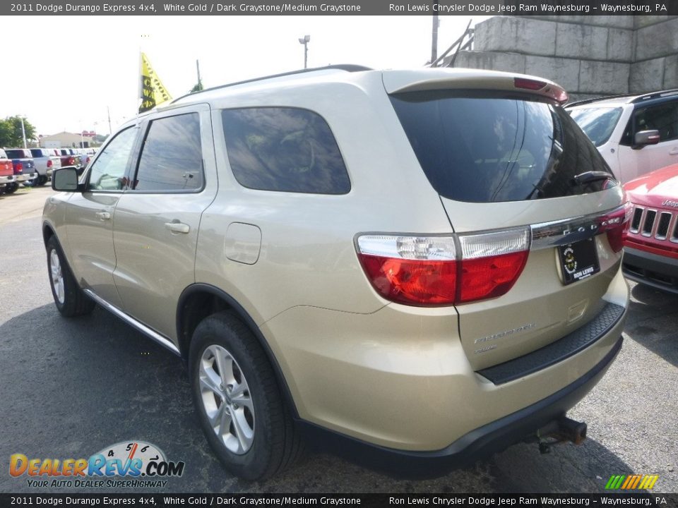 2011 Dodge Durango Express 4x4 White Gold / Dark Graystone/Medium Graystone Photo #3
