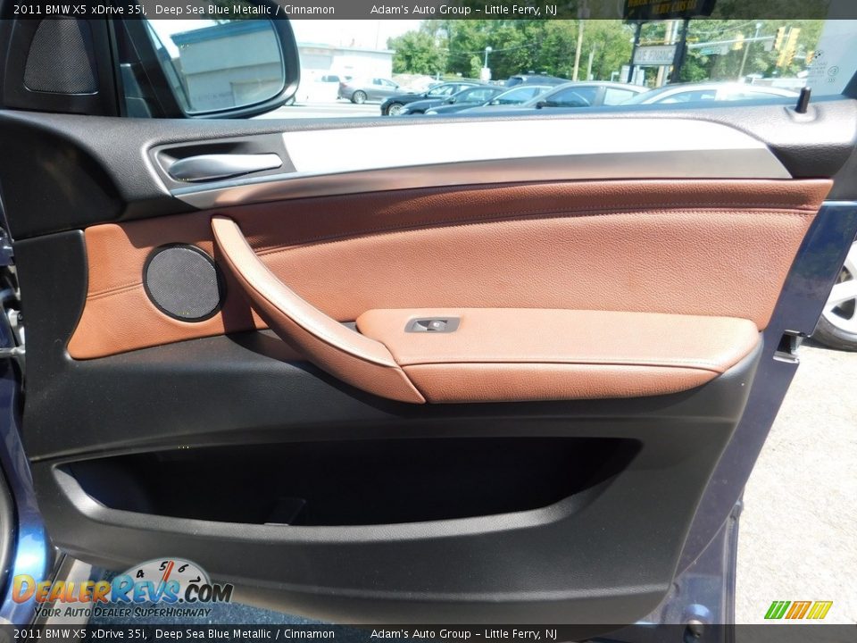 2011 BMW X5 xDrive 35i Deep Sea Blue Metallic / Cinnamon Photo #22