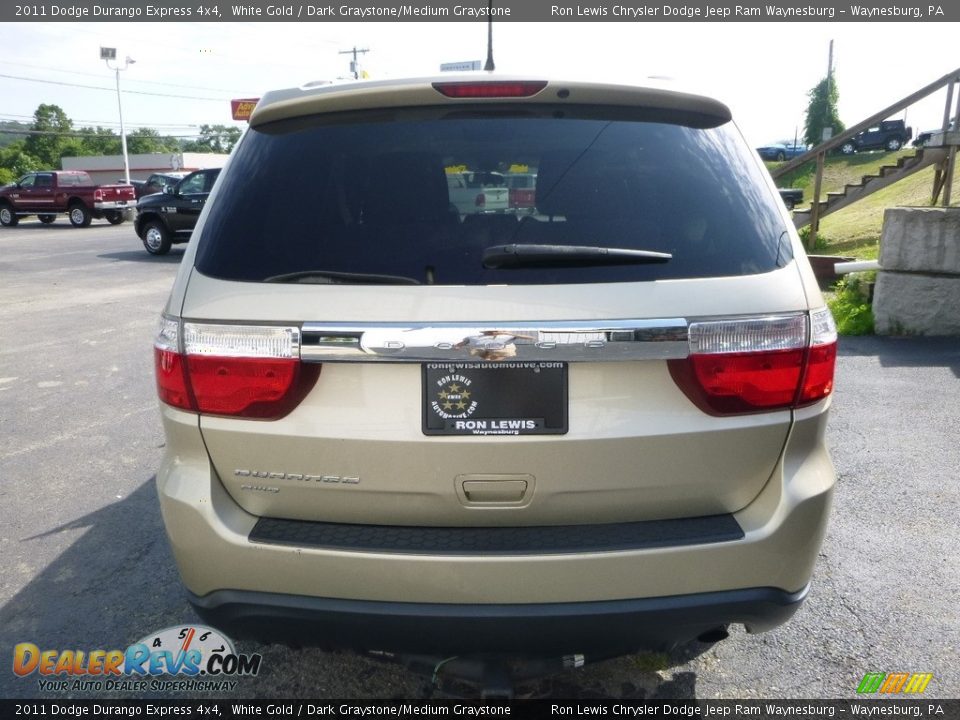2011 Dodge Durango Express 4x4 White Gold / Dark Graystone/Medium Graystone Photo #4