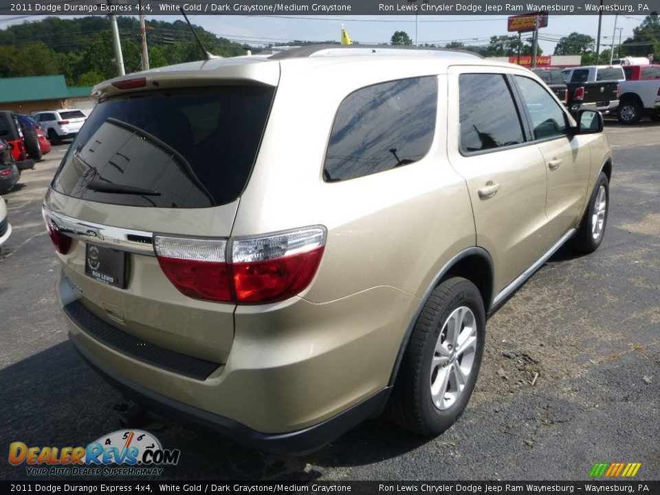 2011 Dodge Durango Express 4x4 White Gold / Dark Graystone/Medium Graystone Photo #5