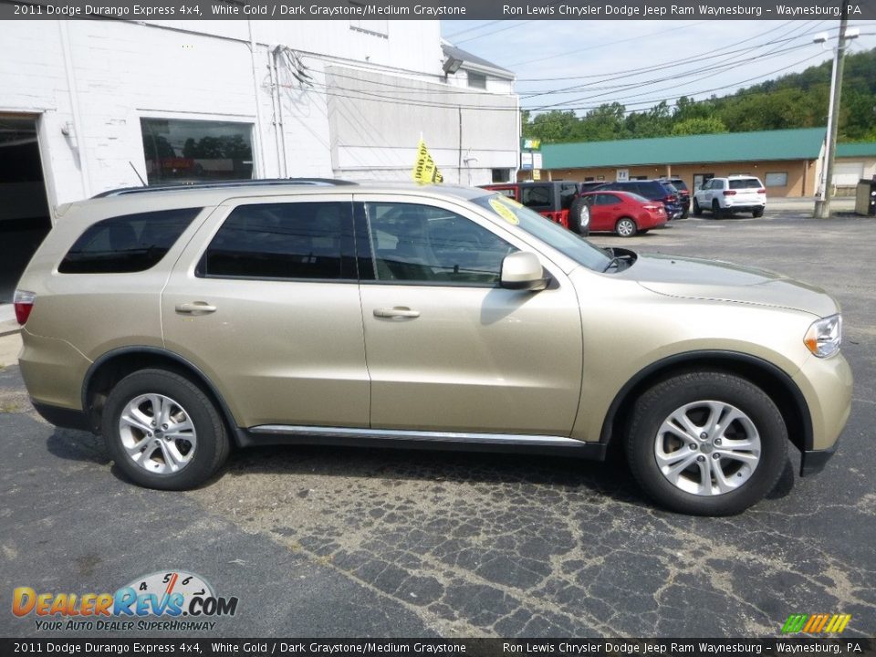 2011 Dodge Durango Express 4x4 White Gold / Dark Graystone/Medium Graystone Photo #6