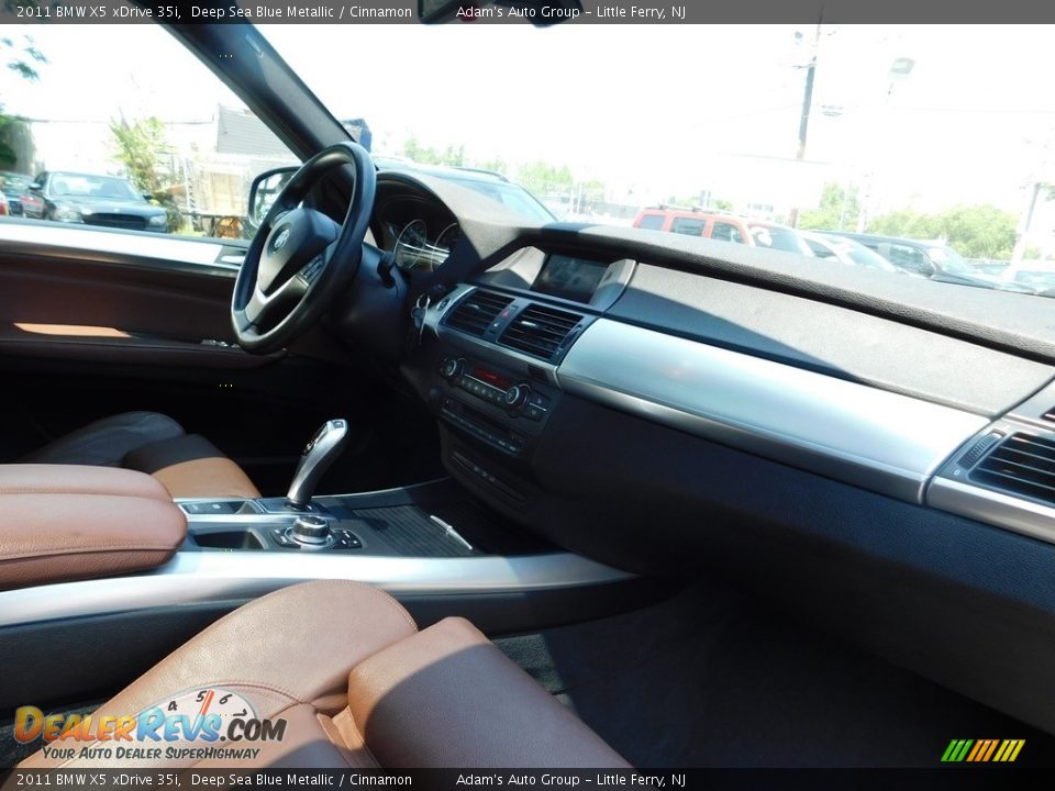 2011 BMW X5 xDrive 35i Deep Sea Blue Metallic / Cinnamon Photo #25