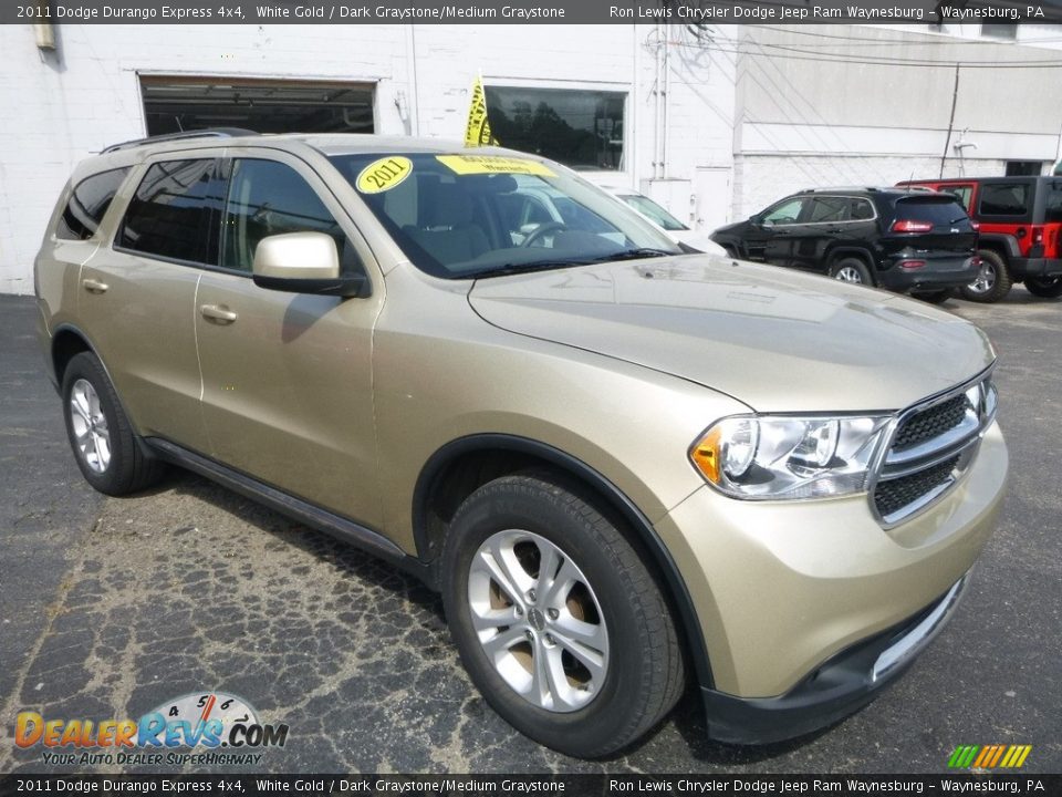 2011 Dodge Durango Express 4x4 White Gold / Dark Graystone/Medium Graystone Photo #7