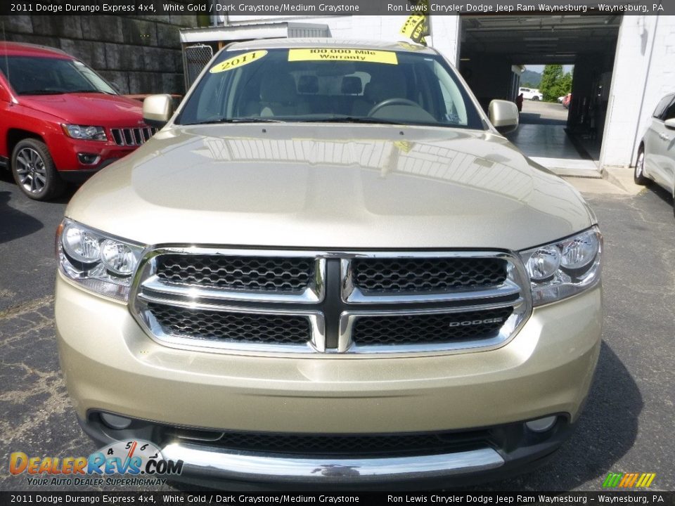 2011 Dodge Durango Express 4x4 White Gold / Dark Graystone/Medium Graystone Photo #8