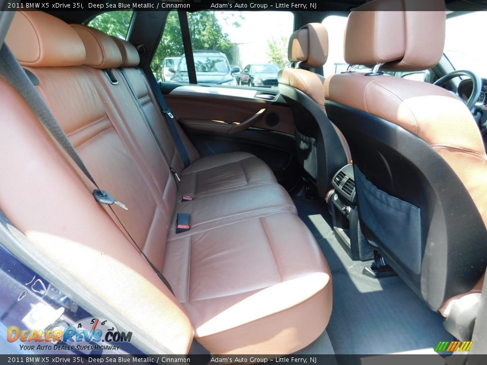 2011 BMW X5 xDrive 35i Deep Sea Blue Metallic / Cinnamon Photo #27
