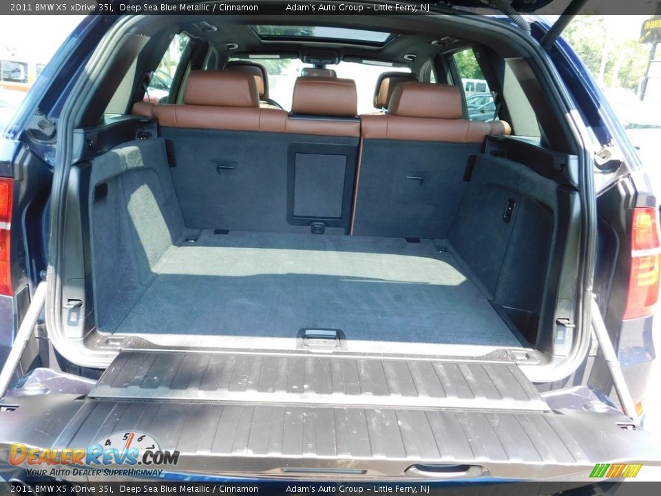 2011 BMW X5 xDrive 35i Deep Sea Blue Metallic / Cinnamon Photo #28