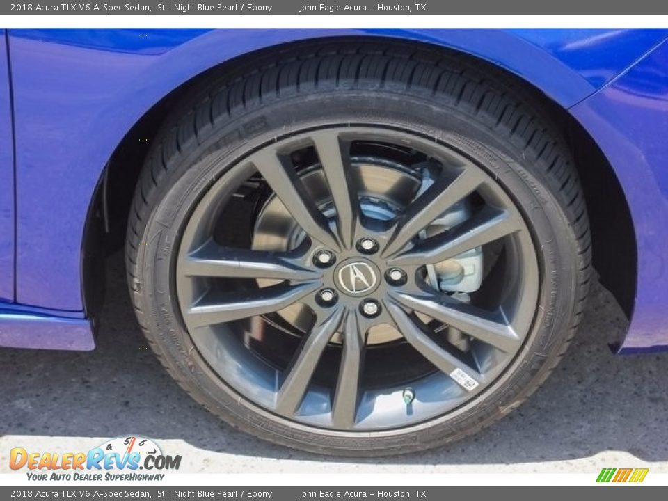2018 Acura TLX V6 A-Spec Sedan Still Night Blue Pearl / Ebony Photo #11