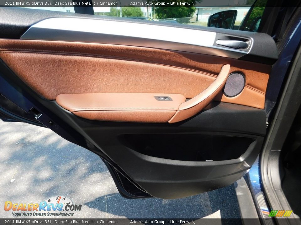 2011 BMW X5 xDrive 35i Deep Sea Blue Metallic / Cinnamon Photo #29
