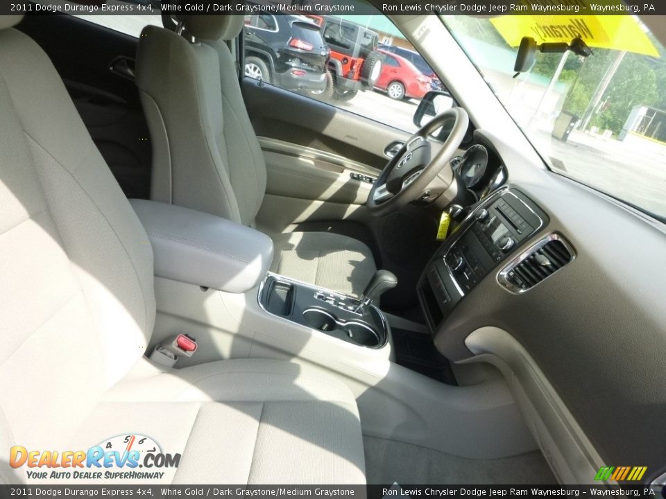 2011 Dodge Durango Express 4x4 White Gold / Dark Graystone/Medium Graystone Photo #11