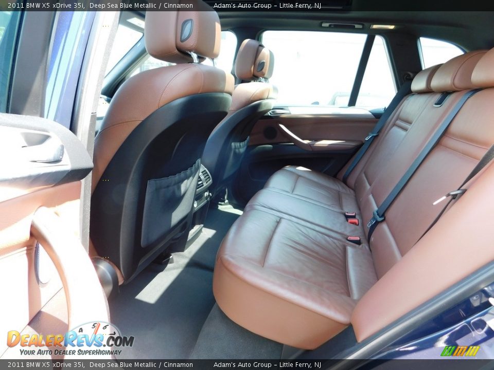 2011 BMW X5 xDrive 35i Deep Sea Blue Metallic / Cinnamon Photo #30