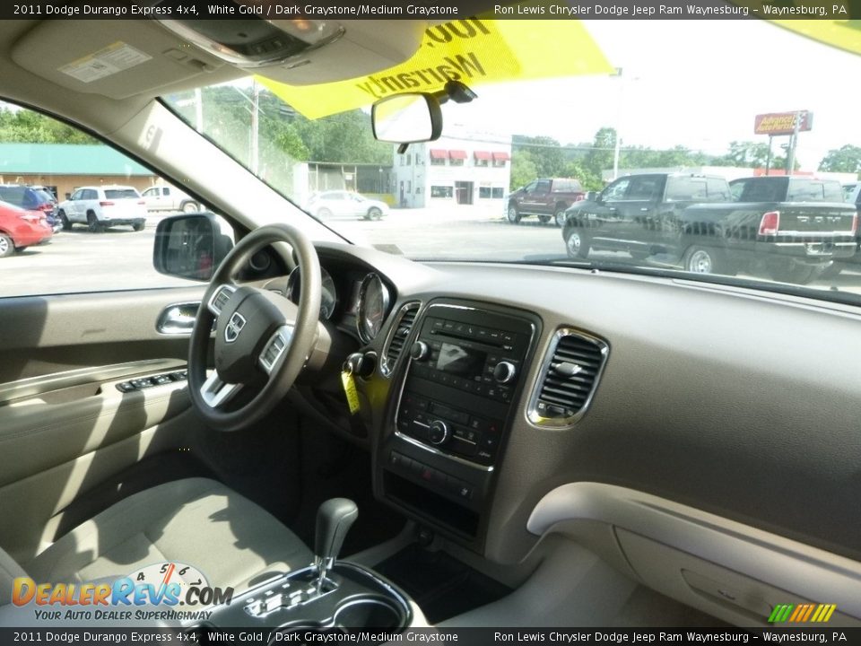 2011 Dodge Durango Express 4x4 White Gold / Dark Graystone/Medium Graystone Photo #12