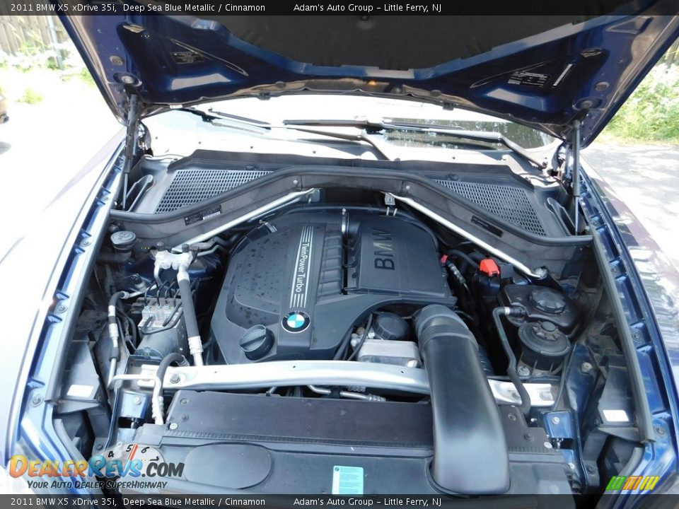 2011 BMW X5 xDrive 35i Deep Sea Blue Metallic / Cinnamon Photo #31