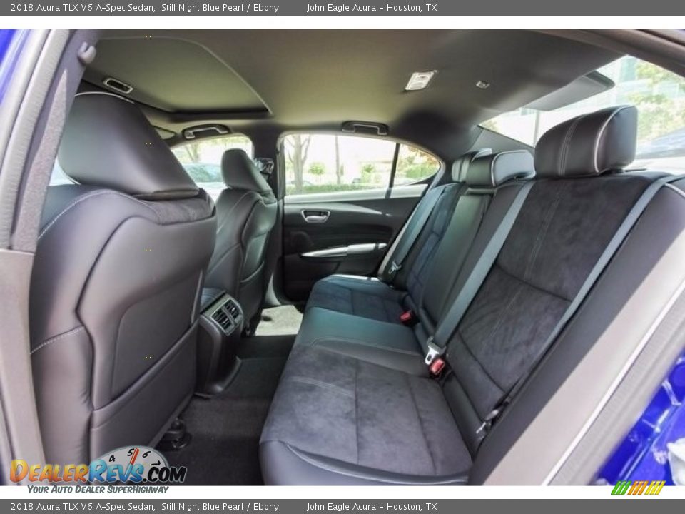 Rear Seat of 2018 Acura TLX V6 A-Spec Sedan Photo #17