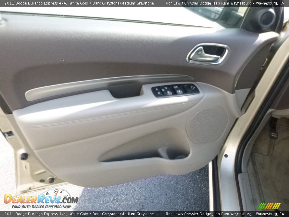 2011 Dodge Durango Express 4x4 White Gold / Dark Graystone/Medium Graystone Photo #15