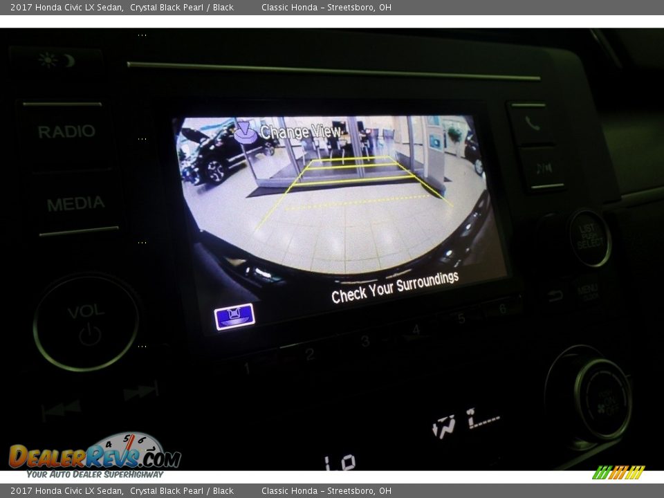2017 Honda Civic LX Sedan Crystal Black Pearl / Black Photo #12