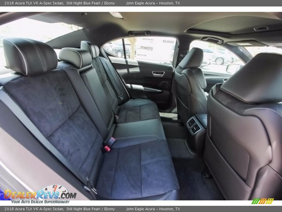 Rear Seat of 2018 Acura TLX V6 A-Spec Sedan Photo #20