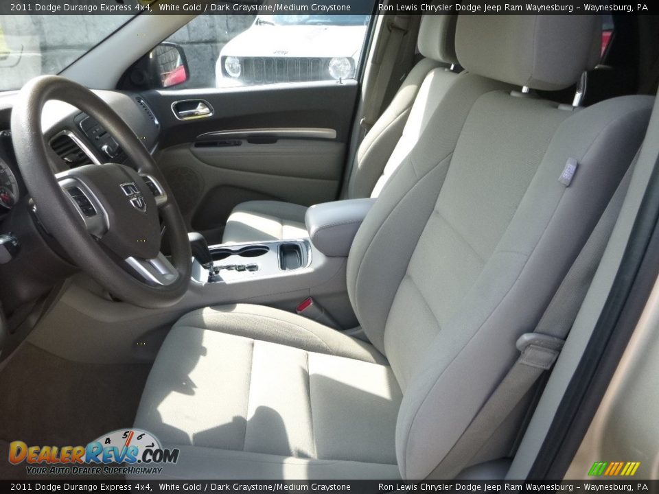2011 Dodge Durango Express 4x4 White Gold / Dark Graystone/Medium Graystone Photo #16