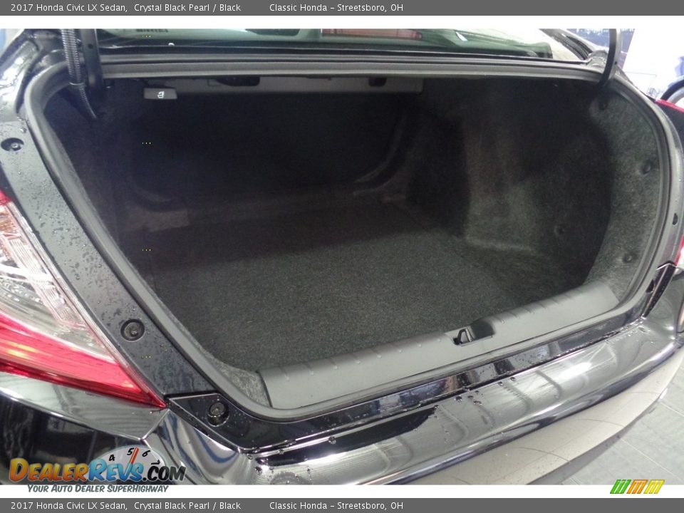 2017 Honda Civic LX Sedan Crystal Black Pearl / Black Photo #13