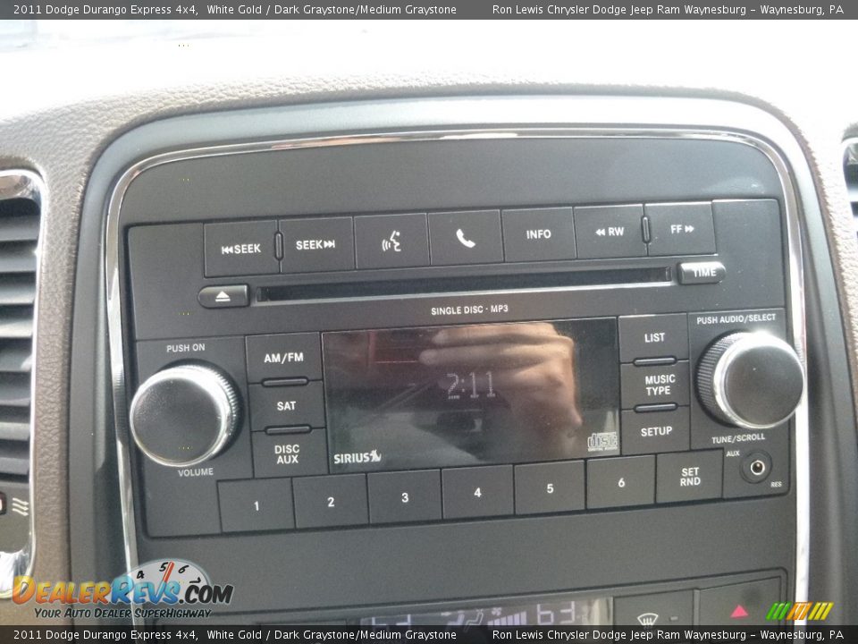 2011 Dodge Durango Express 4x4 White Gold / Dark Graystone/Medium Graystone Photo #17