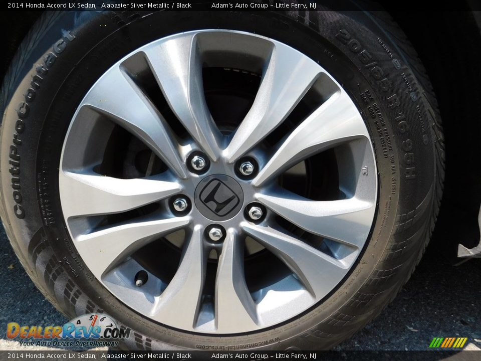 2014 Honda Accord LX Sedan Alabaster Silver Metallic / Black Photo #35