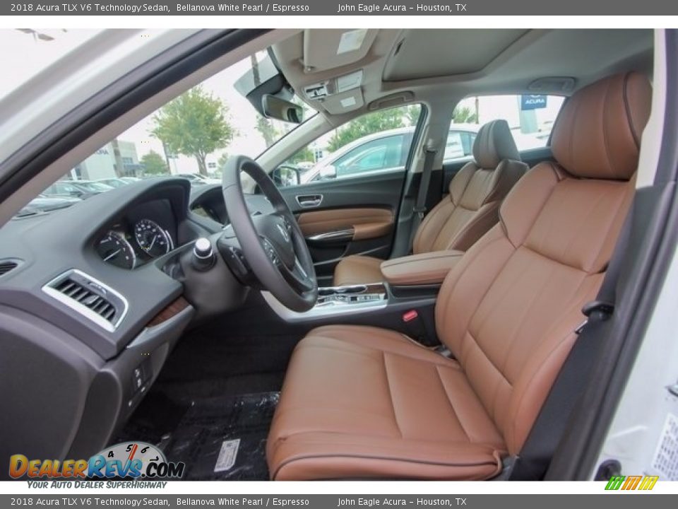 Front Seat of 2018 Acura TLX V6 Technology Sedan Photo #19