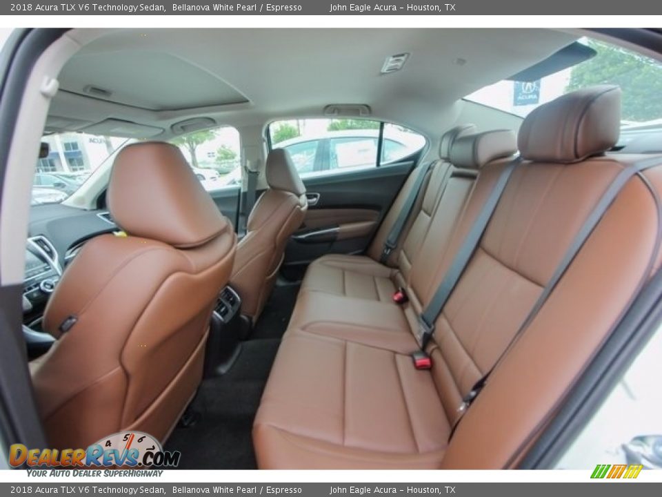 Rear Seat of 2018 Acura TLX V6 Technology Sedan Photo #21