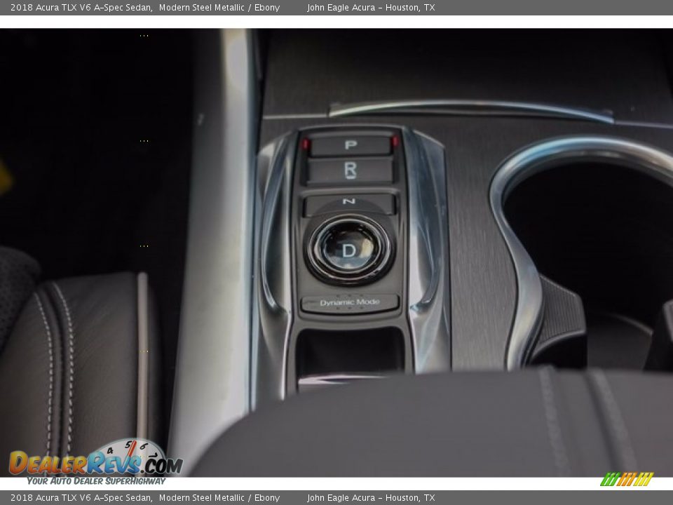 2018 Acura TLX V6 A-Spec Sedan Modern Steel Metallic / Ebony Photo #33