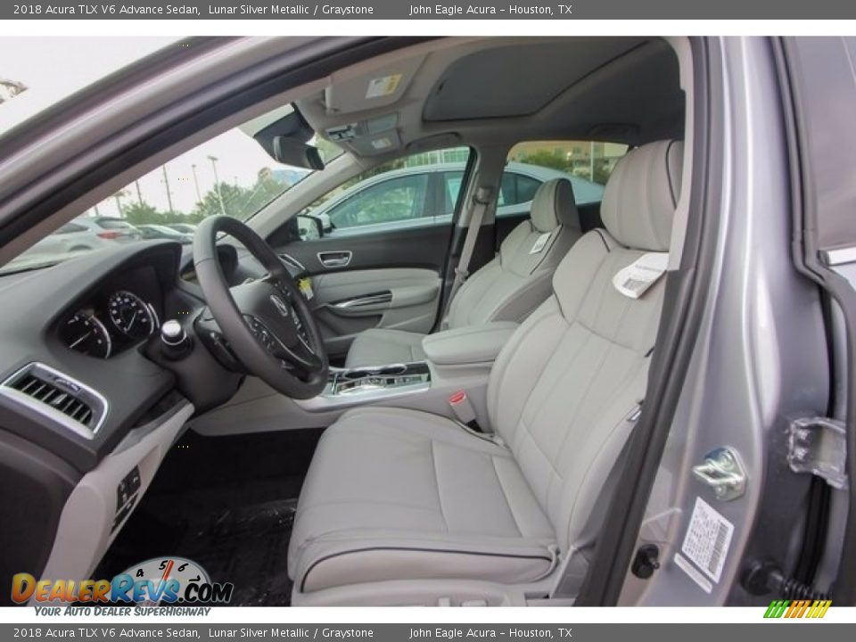 Graystone Interior - 2018 Acura TLX V6 Advance Sedan Photo #19