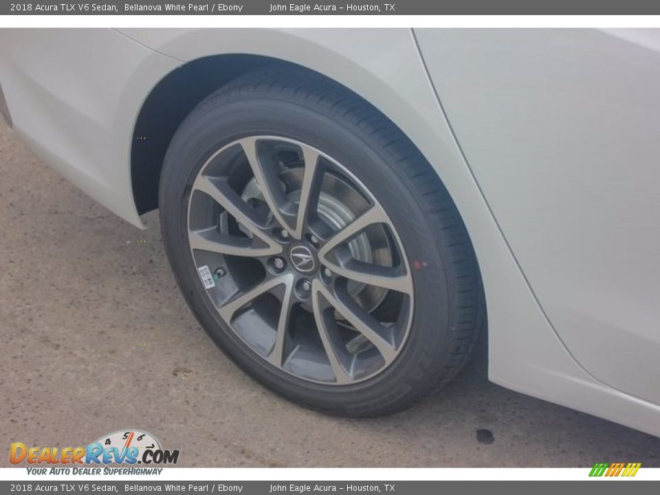 2018 Acura TLX V6 Sedan Bellanova White Pearl / Ebony Photo #12