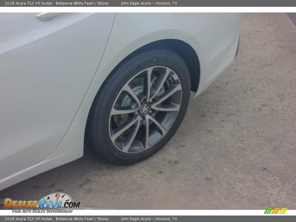 2018 Acura TLX V6 Sedan Bellanova White Pearl / Ebony Photo #13