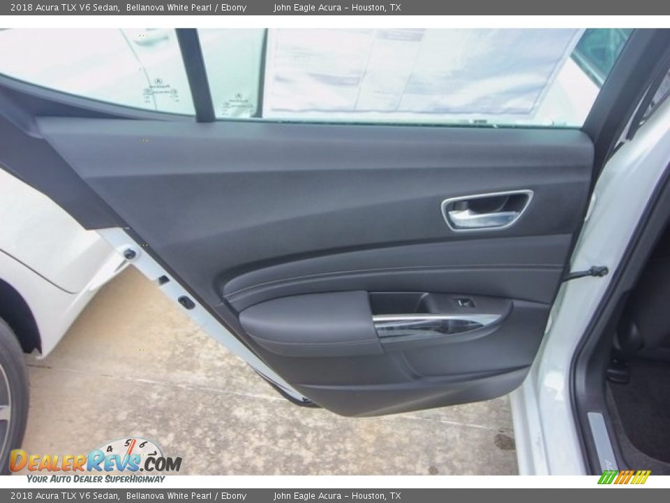 2018 Acura TLX V6 Sedan Bellanova White Pearl / Ebony Photo #20