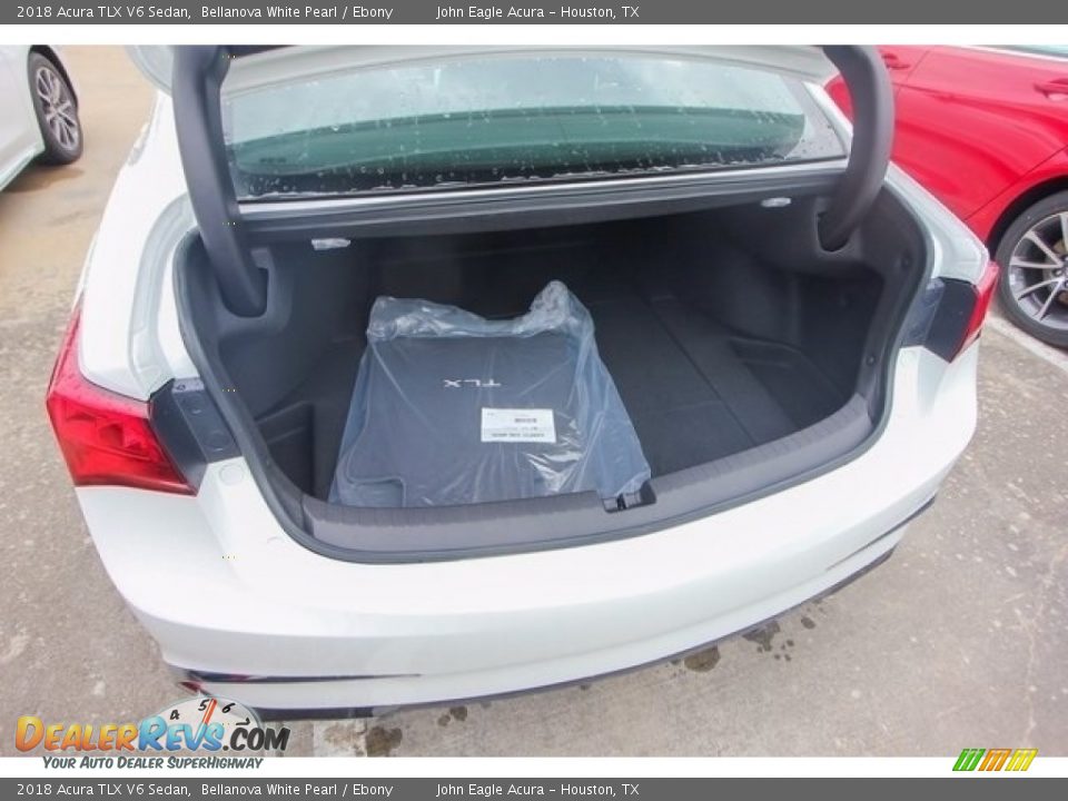 2018 Acura TLX V6 Sedan Bellanova White Pearl / Ebony Photo #22