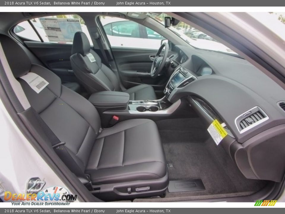 2018 Acura TLX V6 Sedan Bellanova White Pearl / Ebony Photo #26