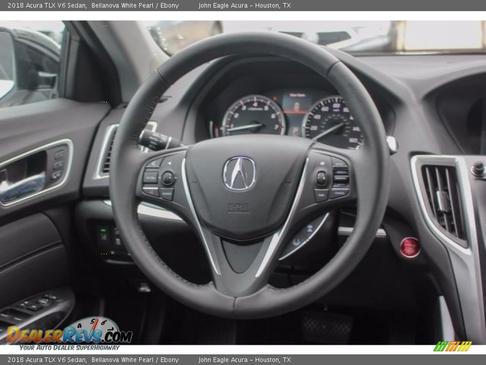 2018 Acura TLX V6 Sedan Bellanova White Pearl / Ebony Photo #29