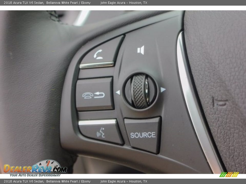 2018 Acura TLX V6 Sedan Bellanova White Pearl / Ebony Photo #35