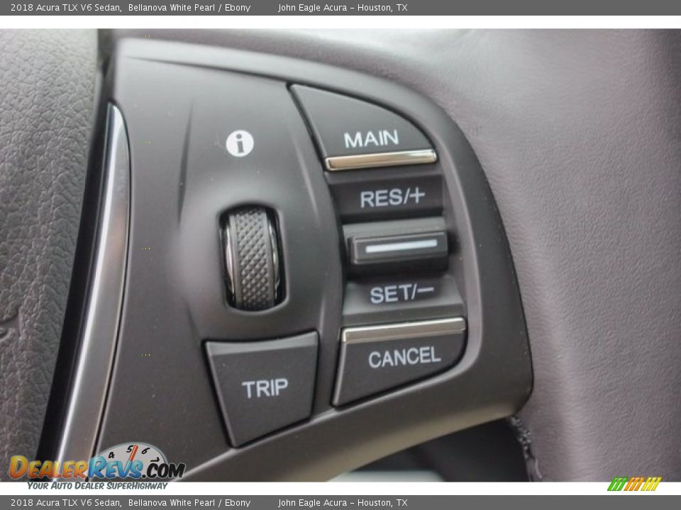 2018 Acura TLX V6 Sedan Bellanova White Pearl / Ebony Photo #36