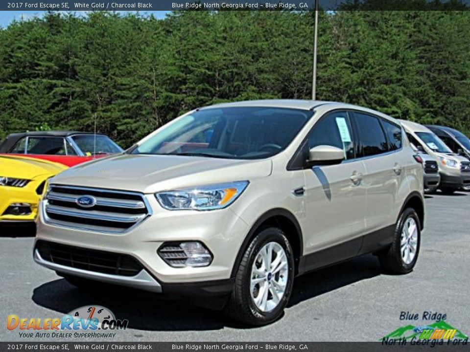 2017 Ford Escape SE White Gold / Charcoal Black Photo #1