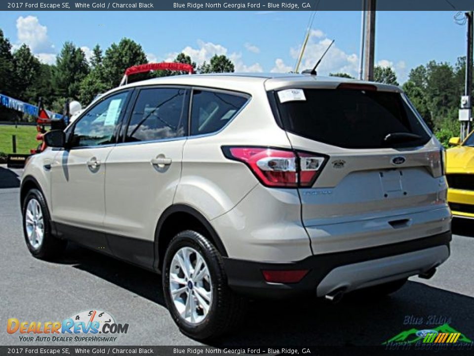 2017 Ford Escape SE White Gold / Charcoal Black Photo #3