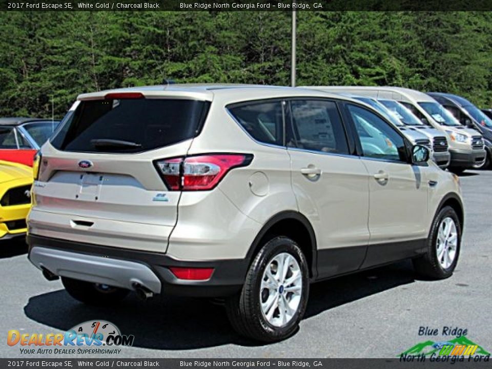 2017 Ford Escape SE White Gold / Charcoal Black Photo #5