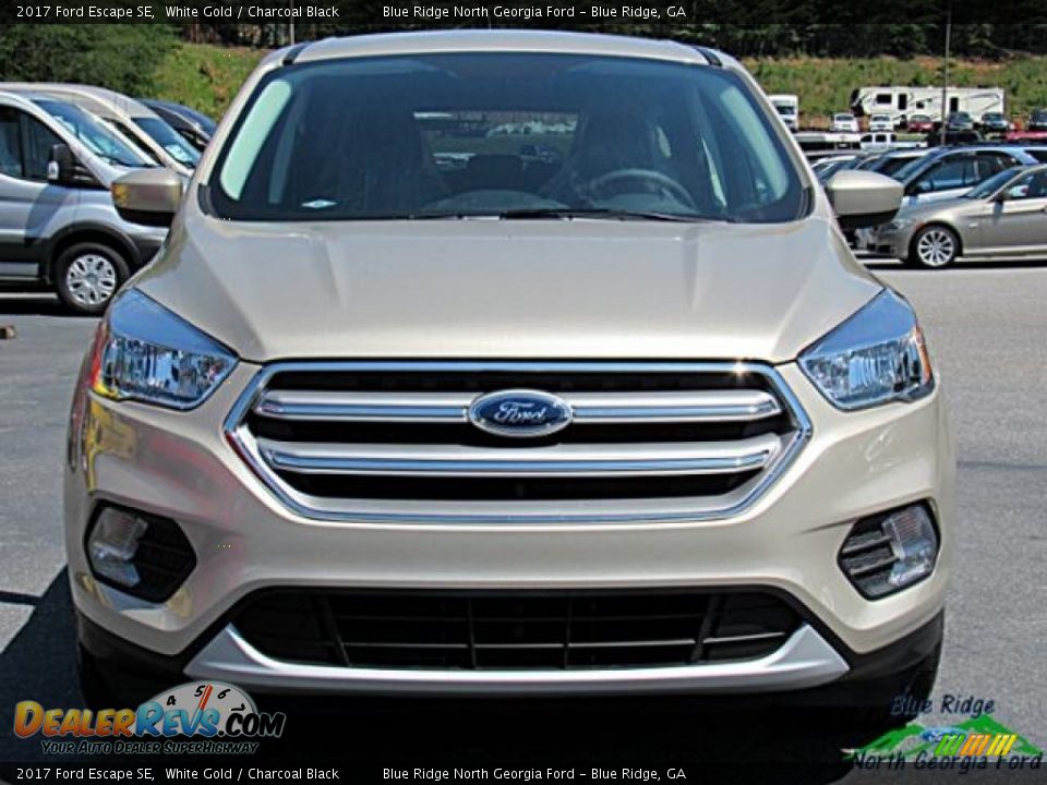 2017 Ford Escape SE White Gold / Charcoal Black Photo #8