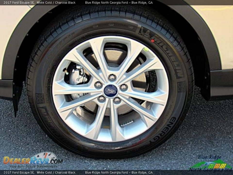 2017 Ford Escape SE White Gold / Charcoal Black Photo #9