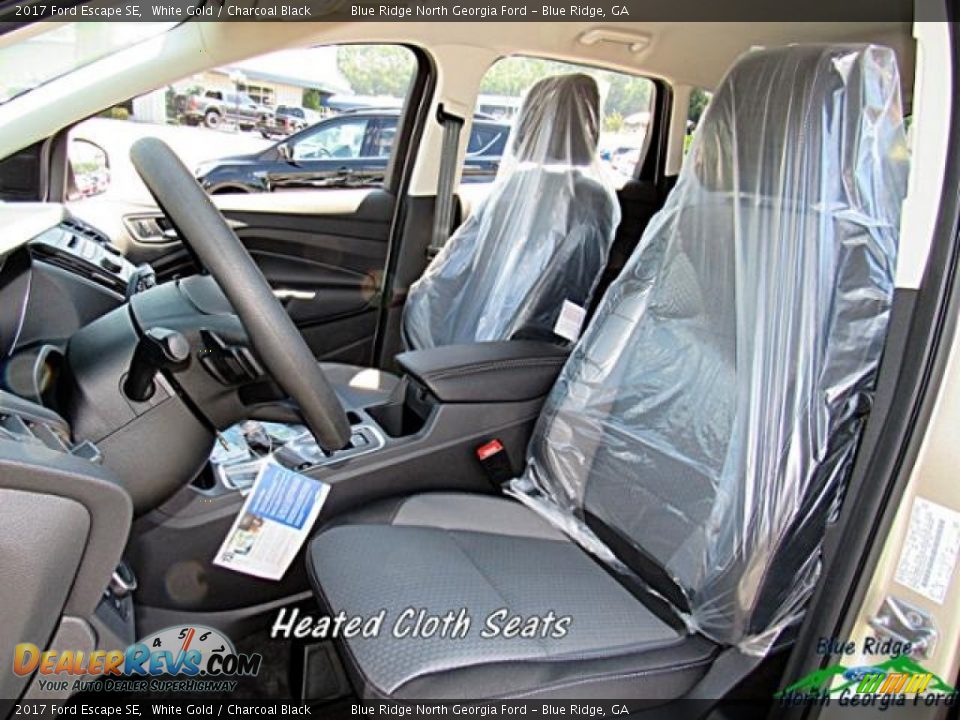 2017 Ford Escape SE White Gold / Charcoal Black Photo #11