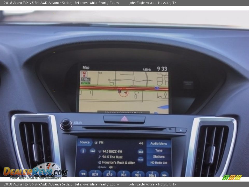 2018 Acura TLX V6 SH-AWD Advance Sedan Bellanova White Pearl / Ebony Photo #30