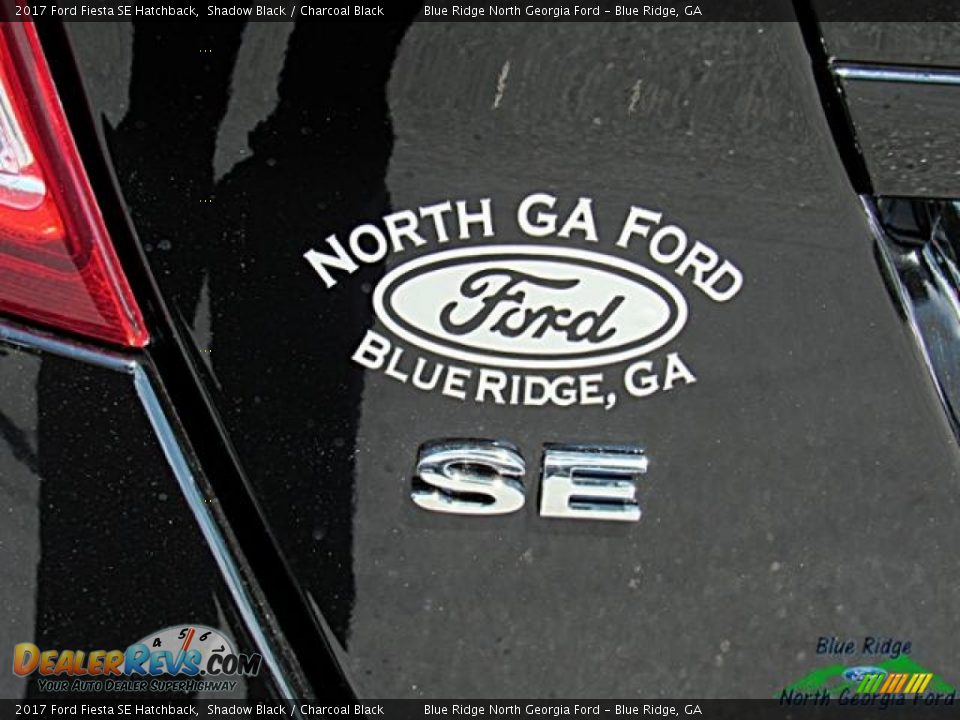 2017 Ford Fiesta SE Hatchback Shadow Black / Charcoal Black Photo #36
