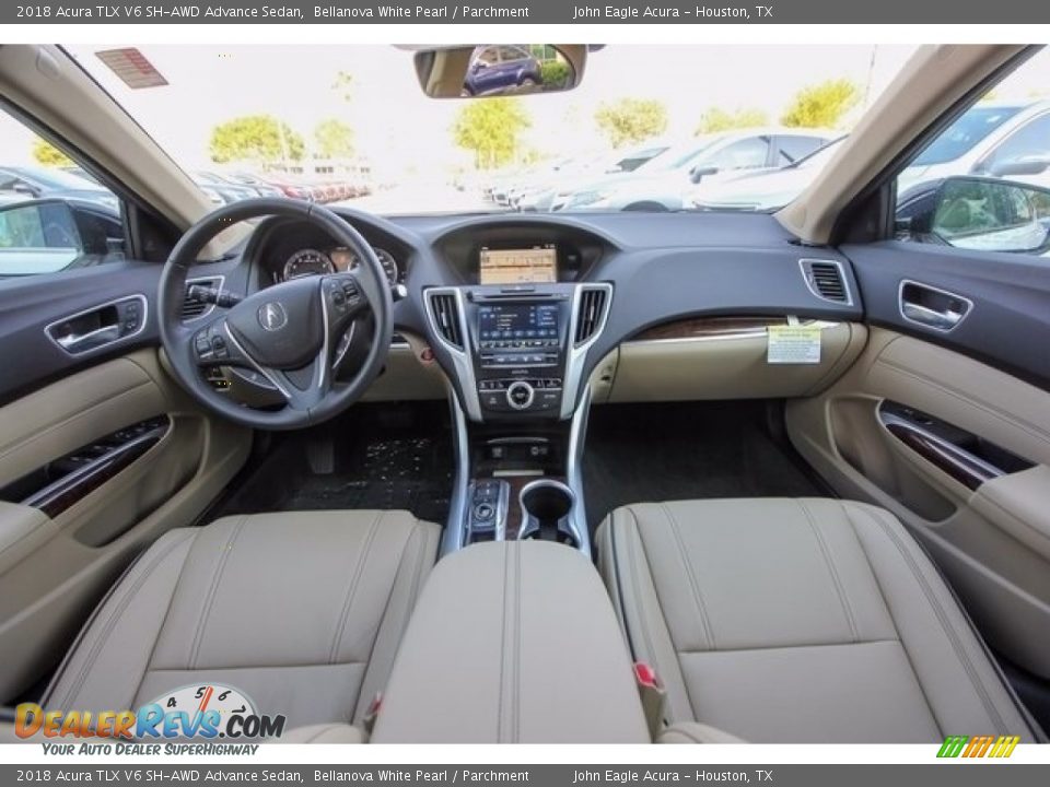 Parchment Interior - 2018 Acura TLX V6 SH-AWD Advance Sedan Photo #9